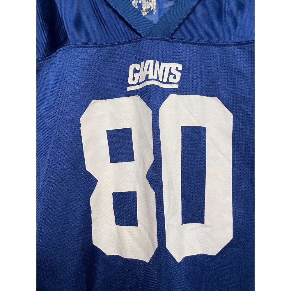 NY Giants Jersey Cruz #80‎ Youth XXL Blue White NFL V-Neck Football New York